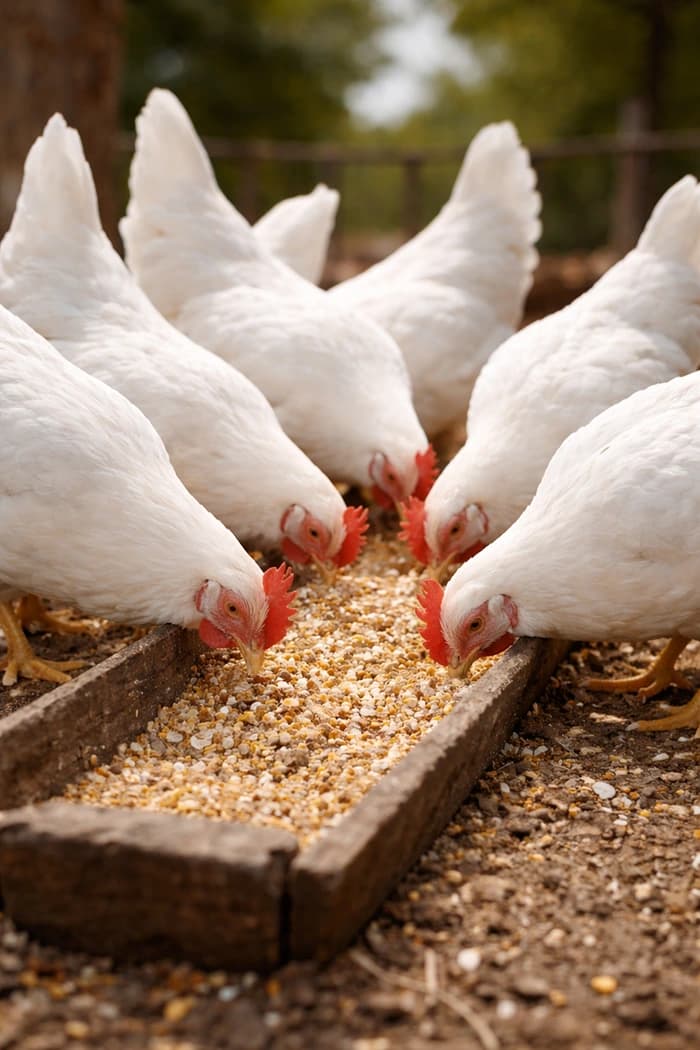 Leghorn koke na paši