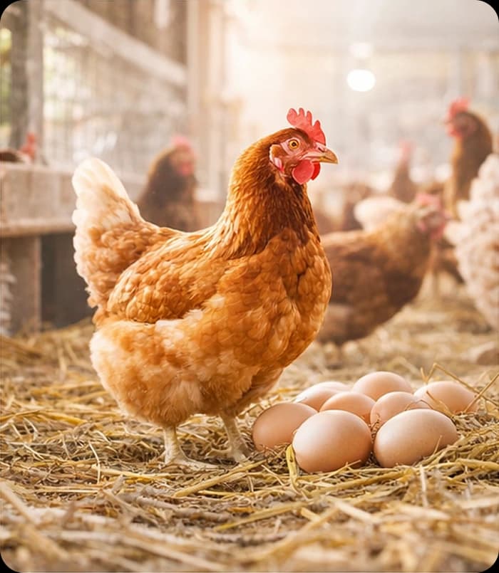 Mlade nosilje u dvorišnom uzgoju